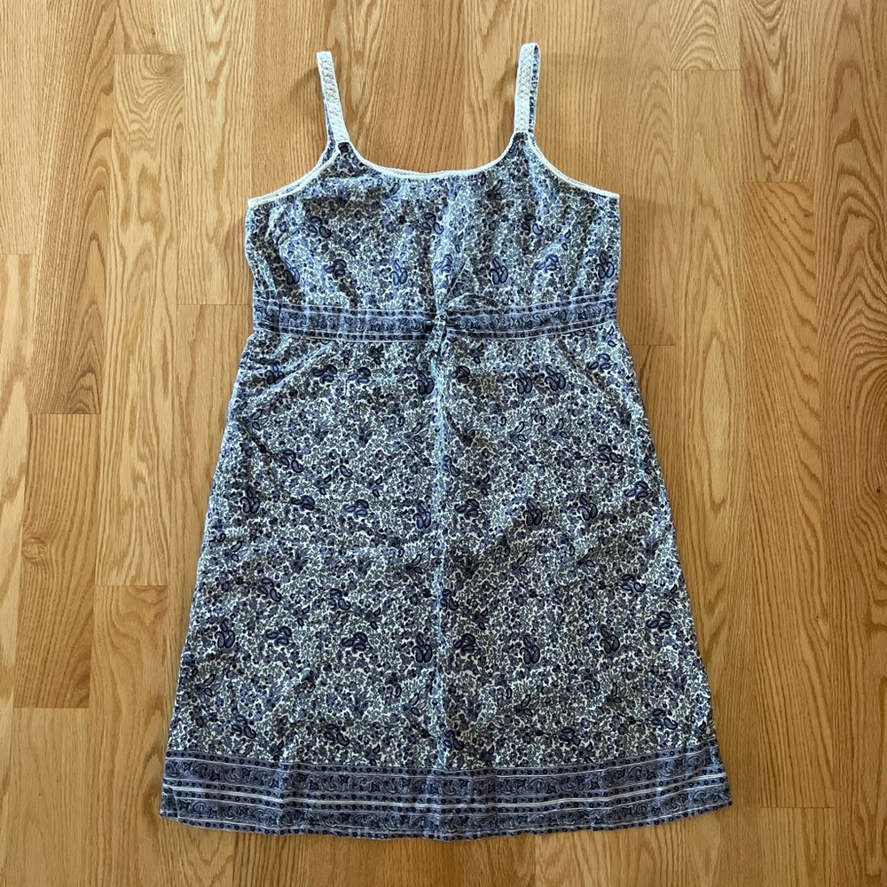 Floral Purple Vintage Sleeveless Dress